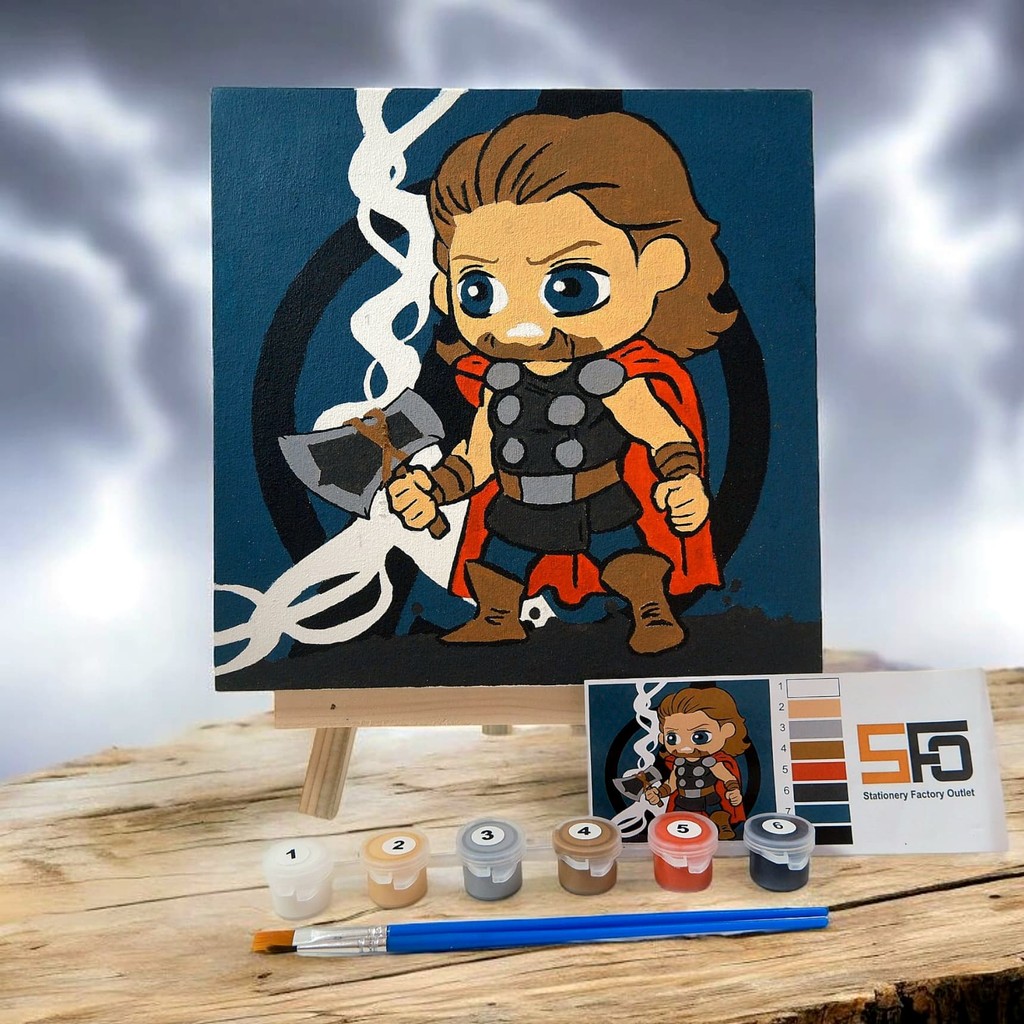

SFO - DIY Paint By Numbers Kit 1 Set - Thor AE
