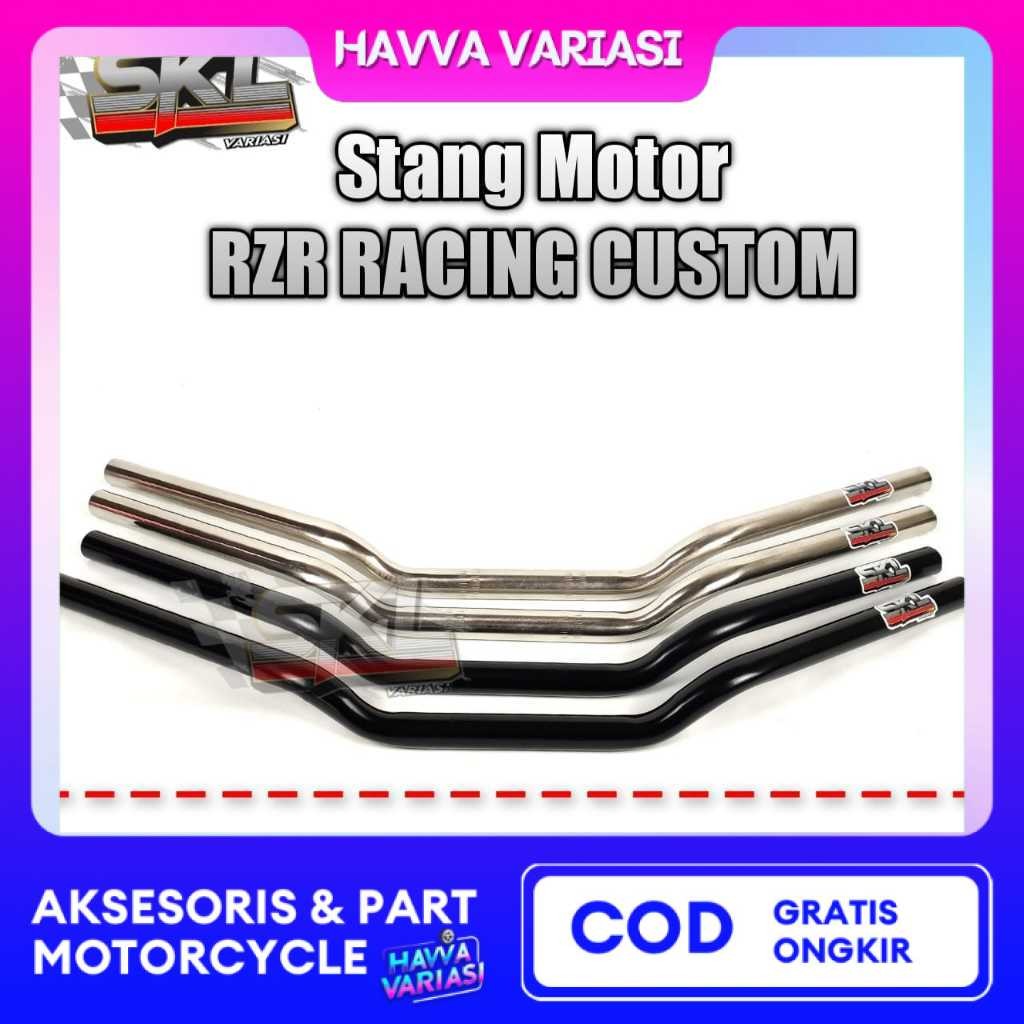 Stang setang stir Setir RZR Hitam Chroom pendek PNP NMAX 99% Mirip Yamaha RZR ORI PCX Nmax old New L