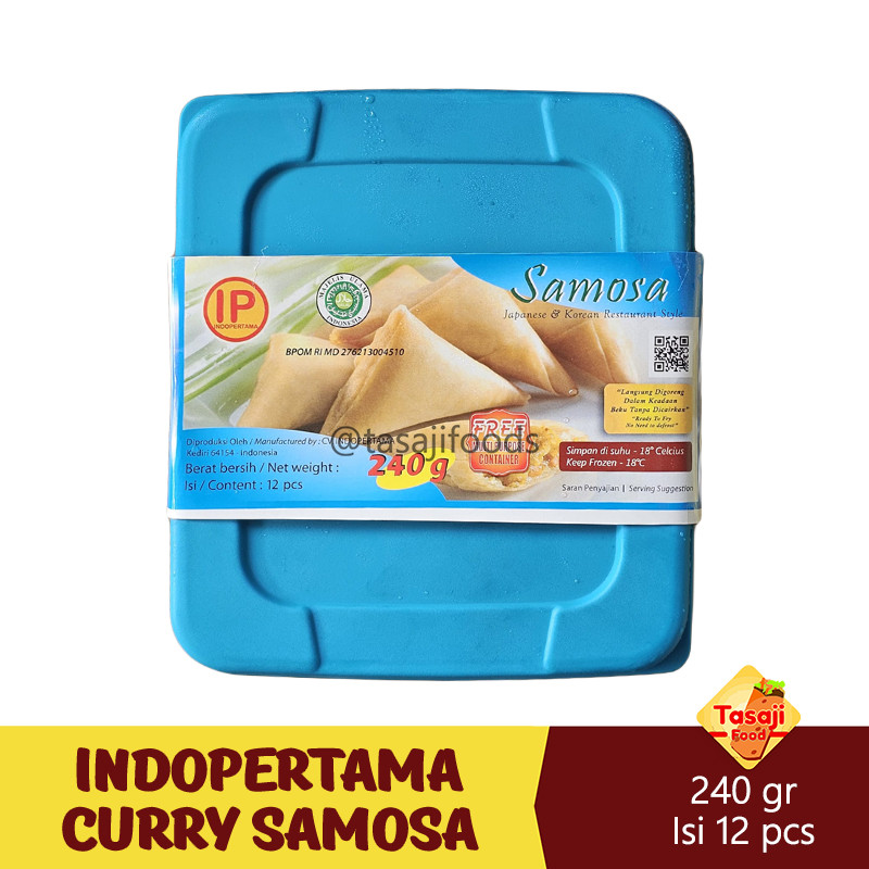 

Indopertama Curry Samosa 240gr - Isi 12 Pcs
