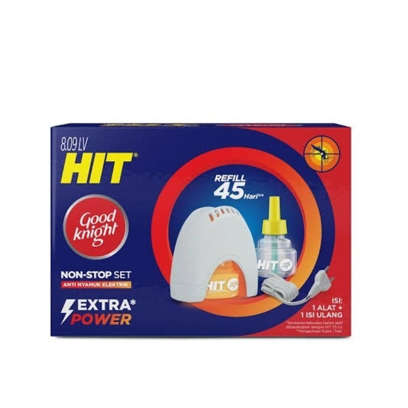 HIT Non Stop Obat Nyamuk Elektrik Cair Alat+Refill - CBY