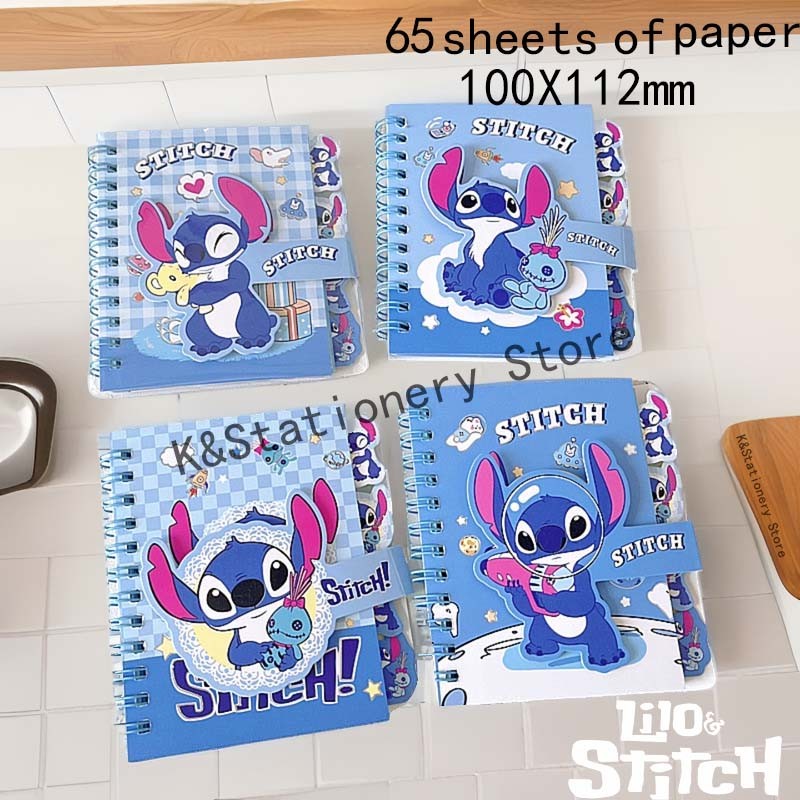 

Cartoon Lilo & Stitch Reusable Whiteboard Notebook Pen Portable Notebooks Diary Sketchbook for School School Office Supplies
