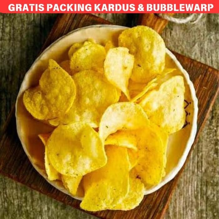 

keripik talas original 125 gram cemilan camilan snack kiloan jajanan bogor