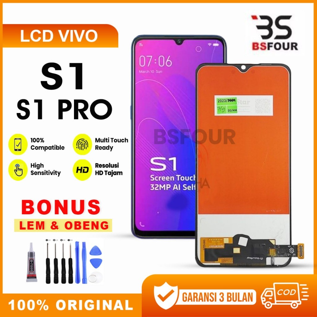 LCD VIVO S1 1907 / VIVO S1 PRO 1920 FULLSET TOUCHSCREEN