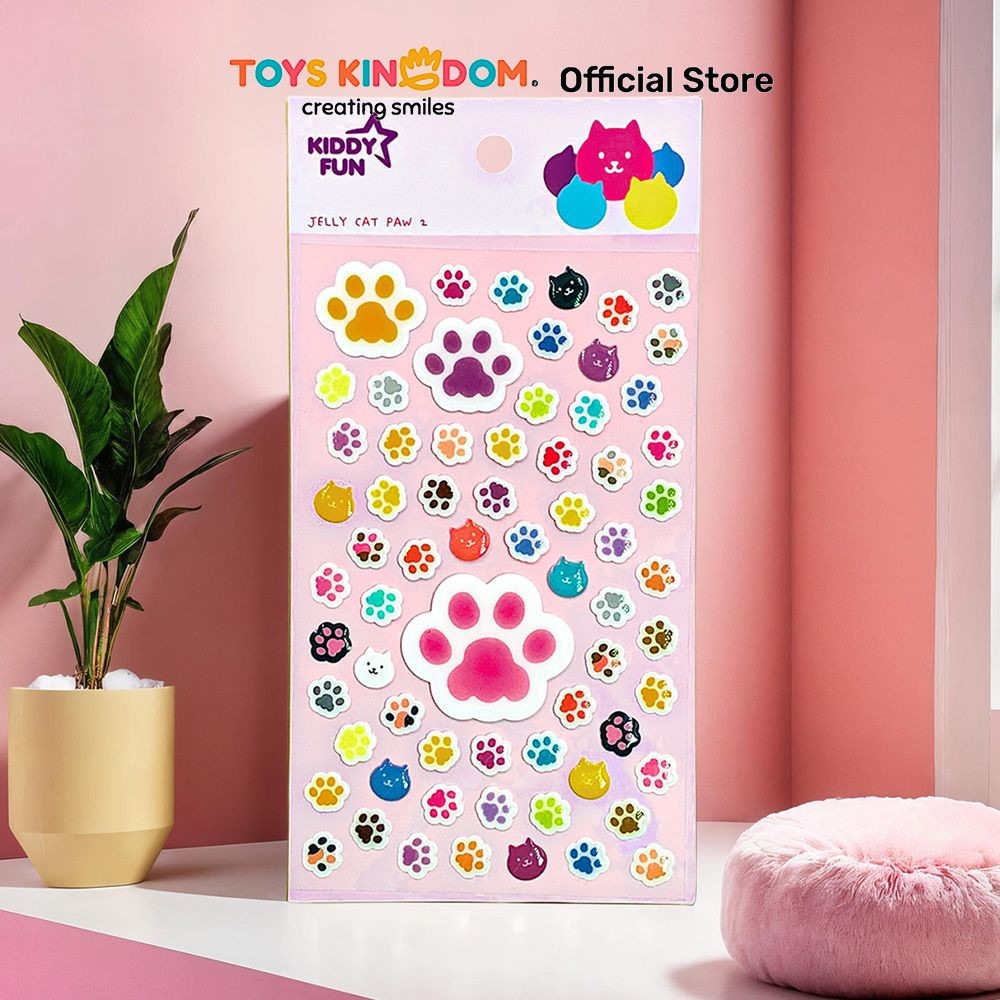 

Toys Kingdom Kiddy Fun Funny Stiker Jelly Cat Paw S2 - Mix Stiker Dekoratif Lucu Cute Stickers Deco Sticker Pack Journal Book
