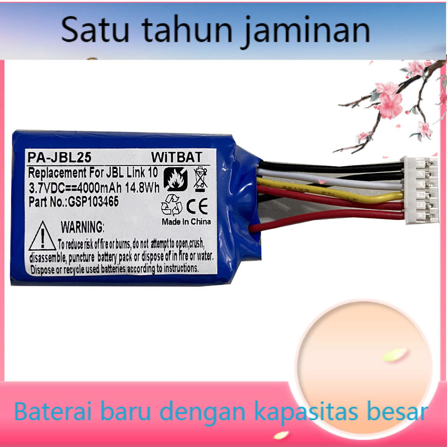 Baterai baru yang cocok untuk JBL Link 10 Baterai Bluetooth speaker GSP103465