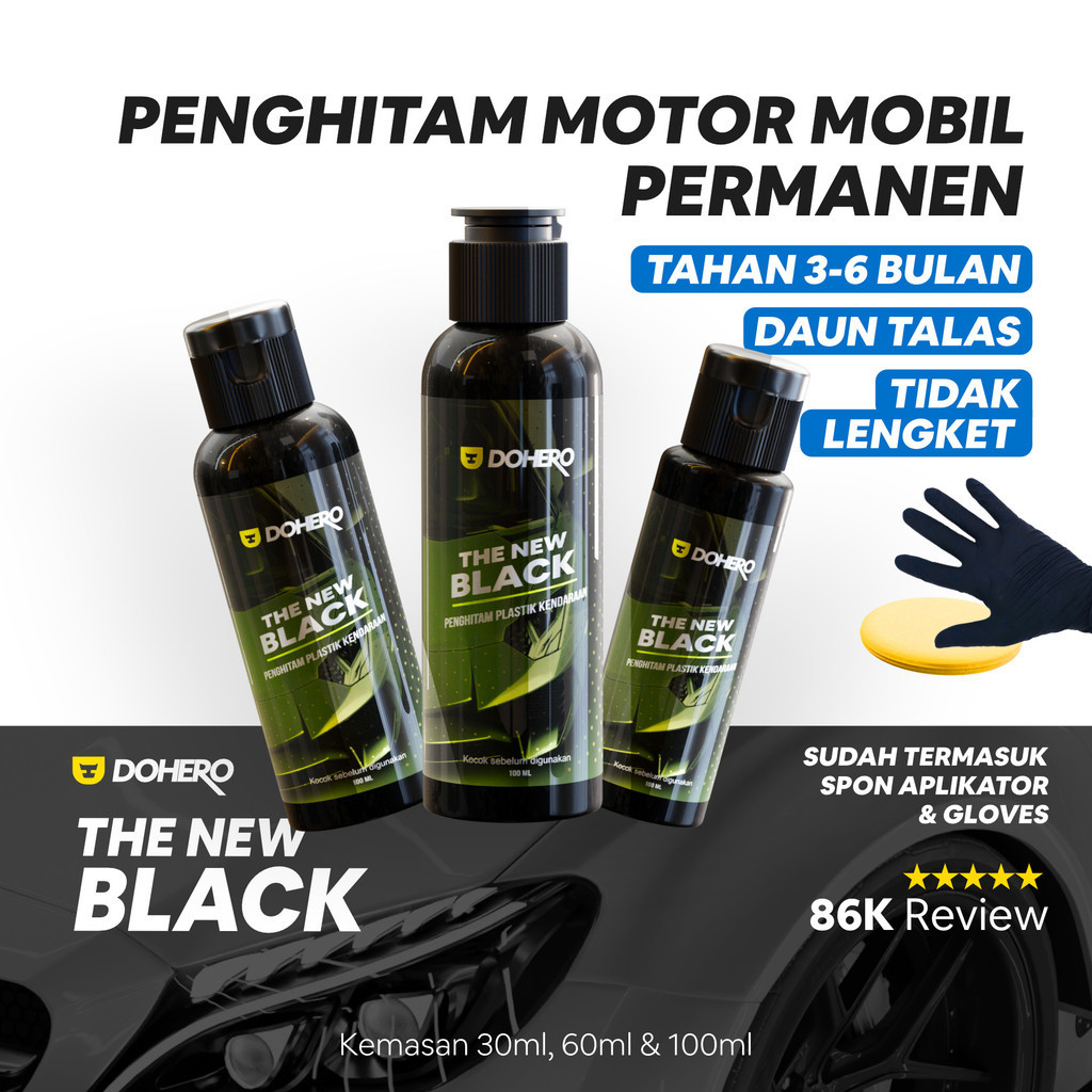 Penghitam Body Motor / Mobil Permanen by Dohero