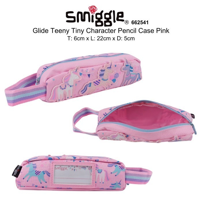 

Best- Smiggle Pencil Case Set Tempat Pensil Kotak Pensil Unicorn Black Pink - unicorn pink