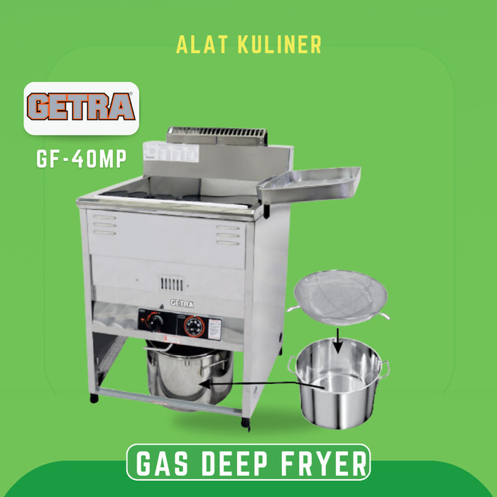 GETRA GF 40MP GF-40MP DEEP FRYER GAS THERMOSTAT STANDING