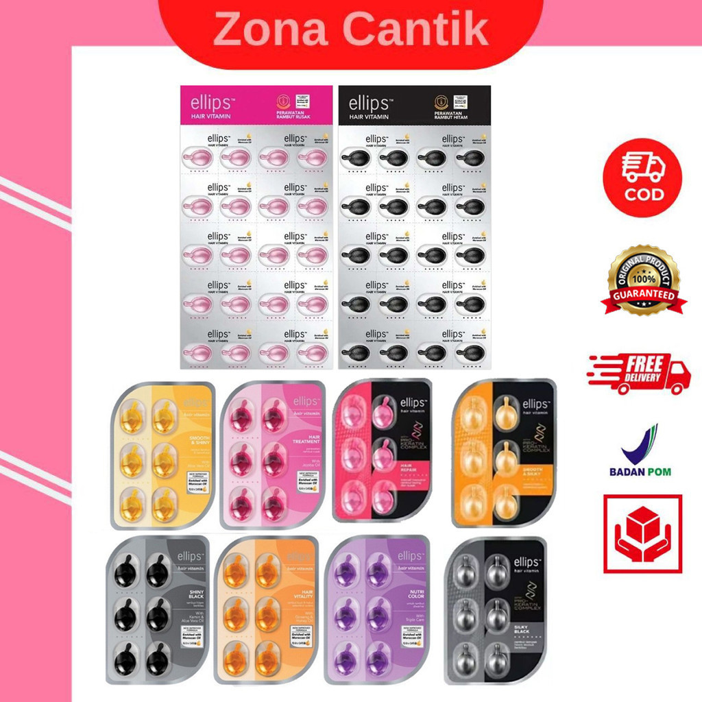 Ellips Hair Vitamin Rambut Pro Keratin | Hair Vitamin