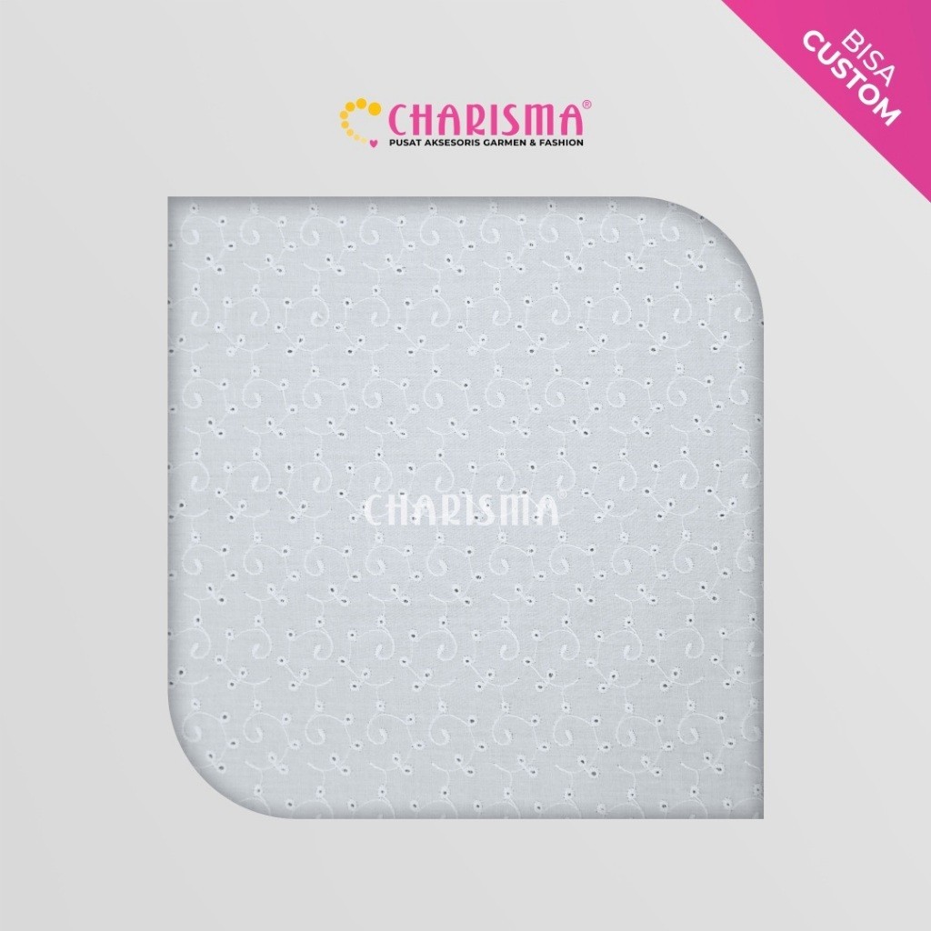 Charisma Kain Allover Tetoron Cotton TA.7047 - Kain Meteran / Kain Bordir / Allover TC / Lebar 150CM