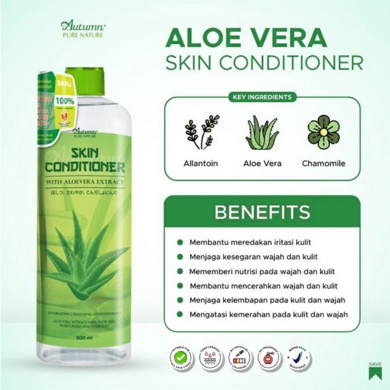 AUTUMN SKIN CONDITIONER WITH ALOEVERA EXTRACT