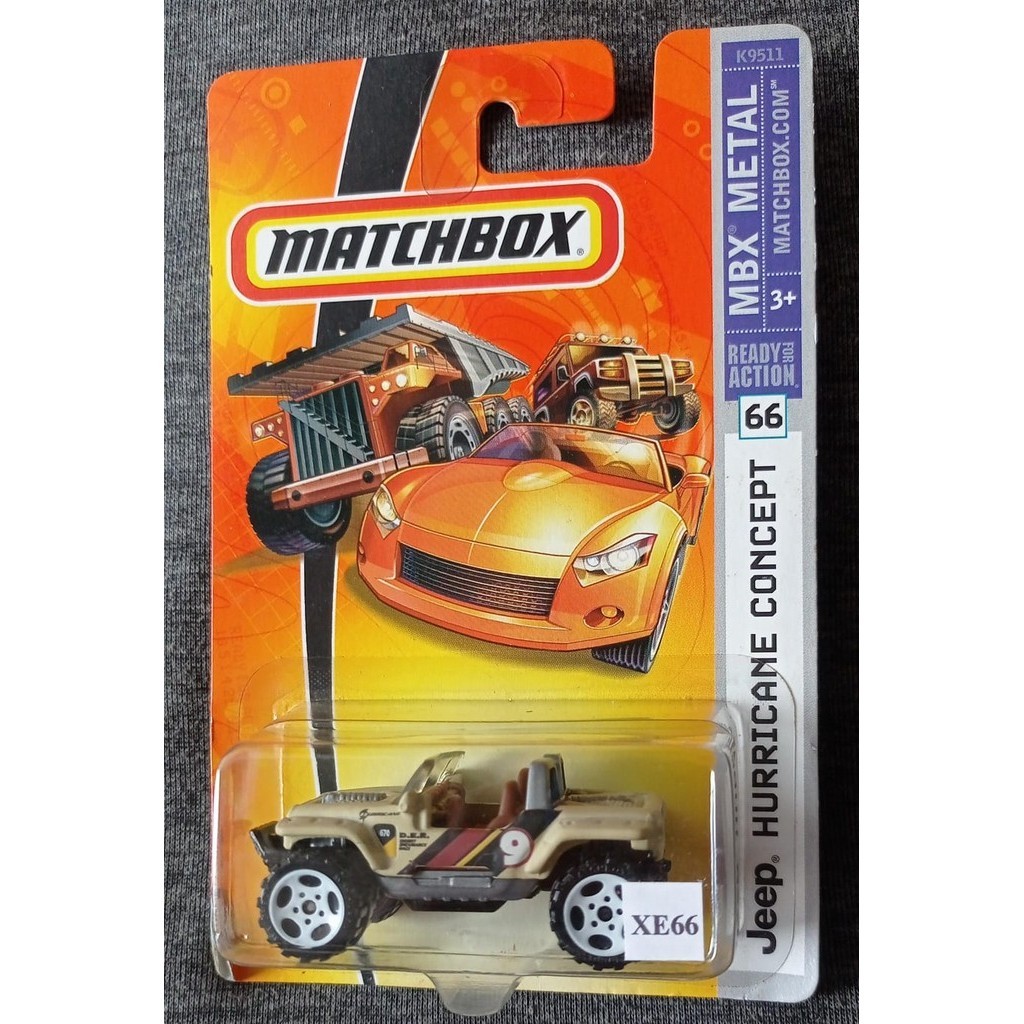 Matchbox - Jeep Hurricane Concept MBX Metal No.9 Brown