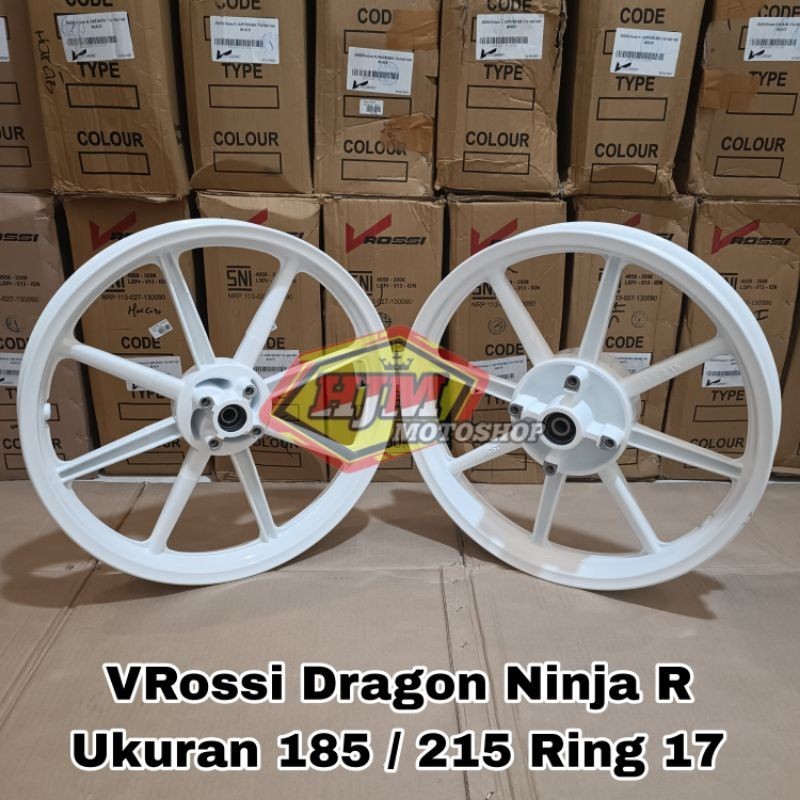 VELG ROSSI VROSSI SPRINT DRAGON NINJA R / SS PALANG 8 UKURAN 185 / 215 RING 17