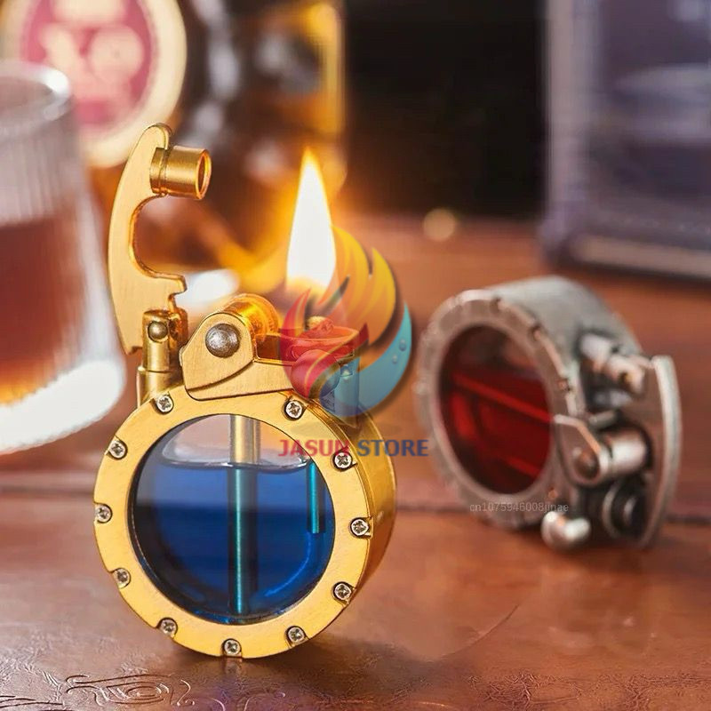 KOREK API SUMBU MINYAK TRANSPARAN JADUL KLASIK RETRO VINTAGE