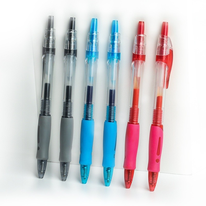 

GROSIRJUJUR Pulpen Gel 0.5mm Gel Pen Penulisan Halus Alat Tulis Kantor Aesthetic Tinta Cair Warna Hitam Biru Merah Perlengkapan Anak Sekolah