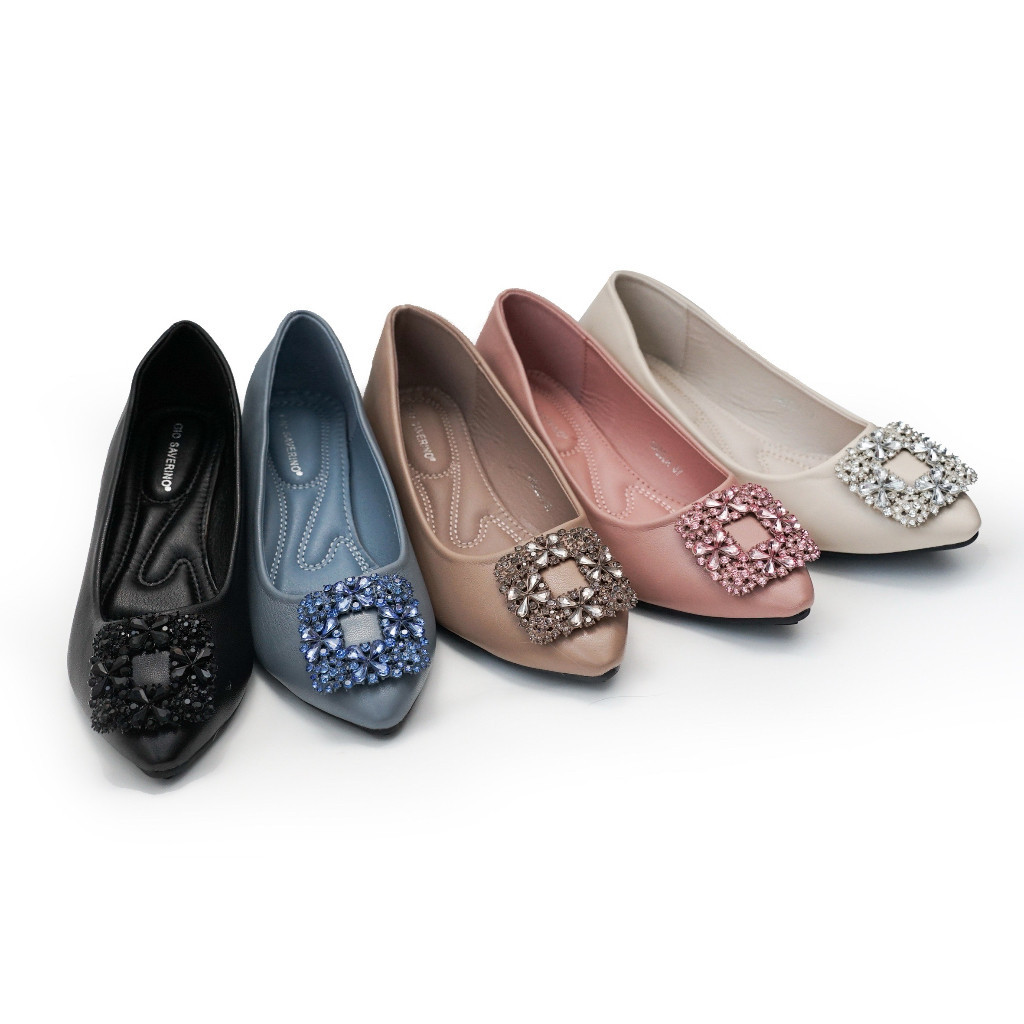 Original Gio Saverino Flatshoes Wanita Nabila Korea