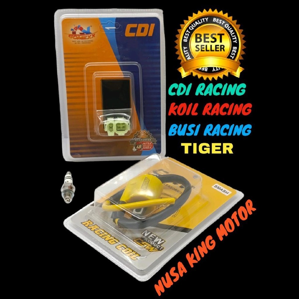 PAKET UPGRADE CDI RACING TIGER OLD TIGER NEW TIGER REVO CDI RACING KOIL RACING BISI RACING