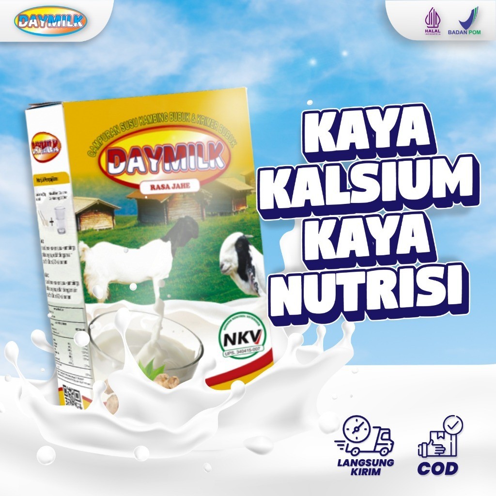 

Daymilk Jahe - Bantu Jaga Stamina dan Persendian