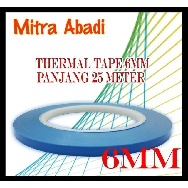 

Thermal Tape 25 meter x 6 mm