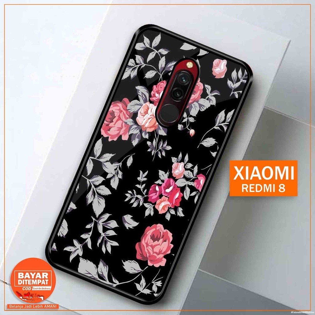Sukses Case Xiaomi Redmi 8 - Hardcase 2D Glossy Xiaomi Redmi 8 - Silikon Hp Xiaomi  - Silicon Hp Xiaomi - Kessing Hp Xiaomi  - Casing Hp Xiaomi - Sarung Hp Xiaomi - Case Hp [Motif Flower]