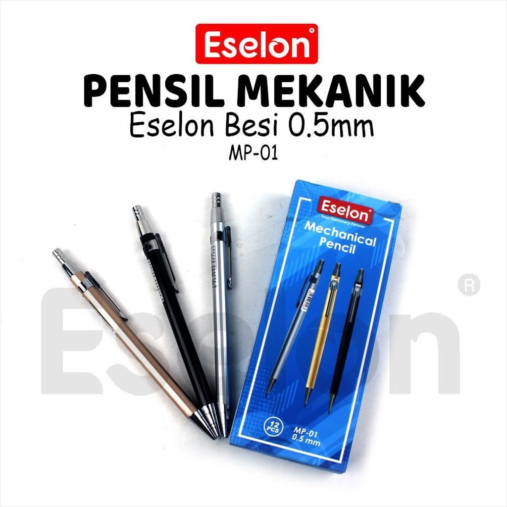 

NEW 1buah Pensil Mekanik 0.5 MM Besi Office / Pensil Mekanik 0.5mm