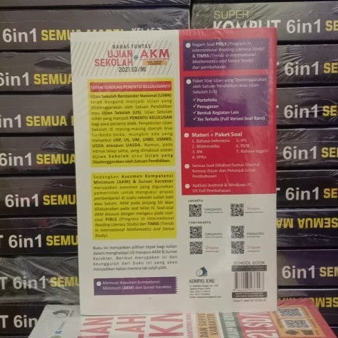 ✨BISA COD✨ - Ujian Sekolah+AKM SD/MI kelas 6 2021
