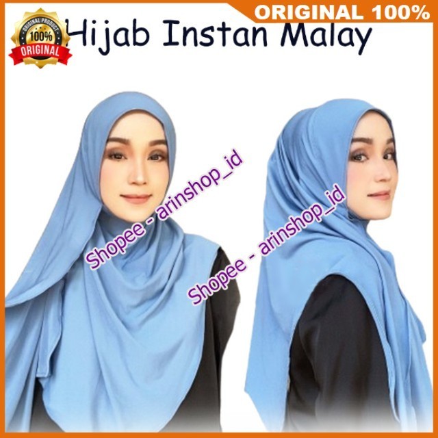 Hijab Instan Malay/Jilbab Kekinian 100% ORIGINAL