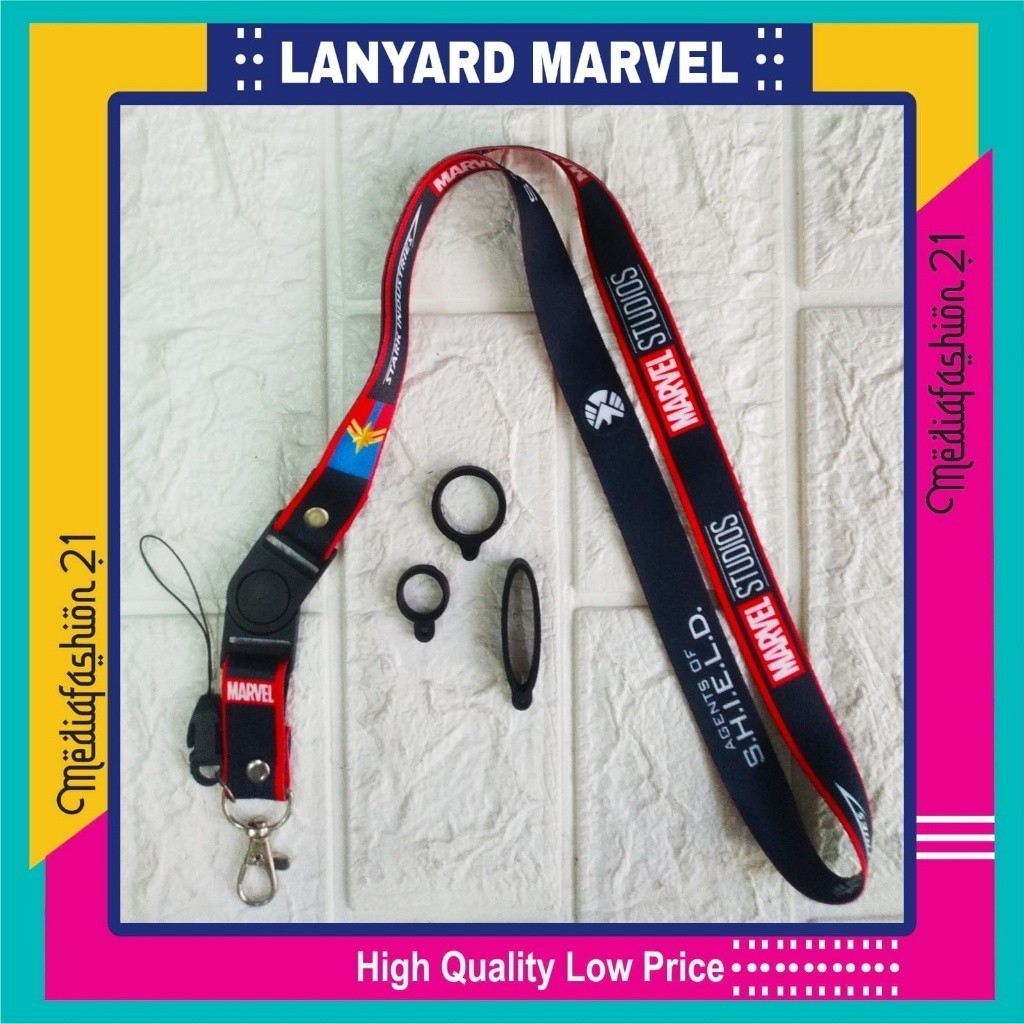 

MARVEL Lanyard Tali Gantungan ID Card Free Strap Gantungan HP/Flashdisk