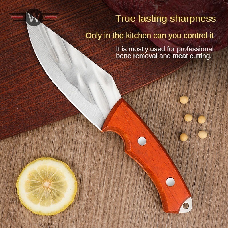 Jepang Pisau luar ruangan pisau ukir tajam pisau daging pedang pisau anti karat pisau daging baja ke