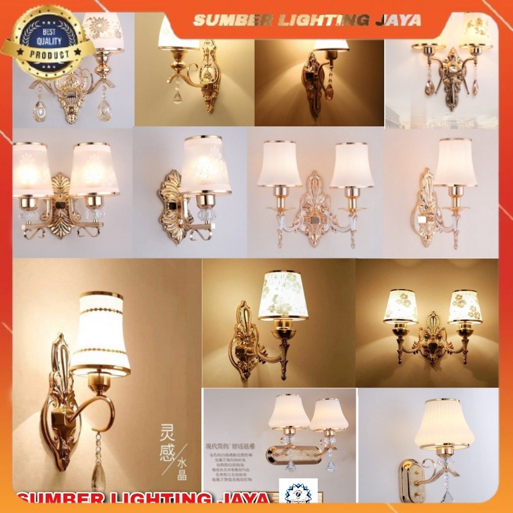 ✌COD & READY STOK✌ LAMPU HIAS LED DINDING GAYA NORDIC / LAMPU DINDING MEWAH / LAMPU HIAS