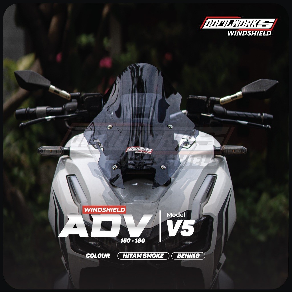 Visor Windshield TDR V5 ADV 150 ADV 160 BSM_accmotor