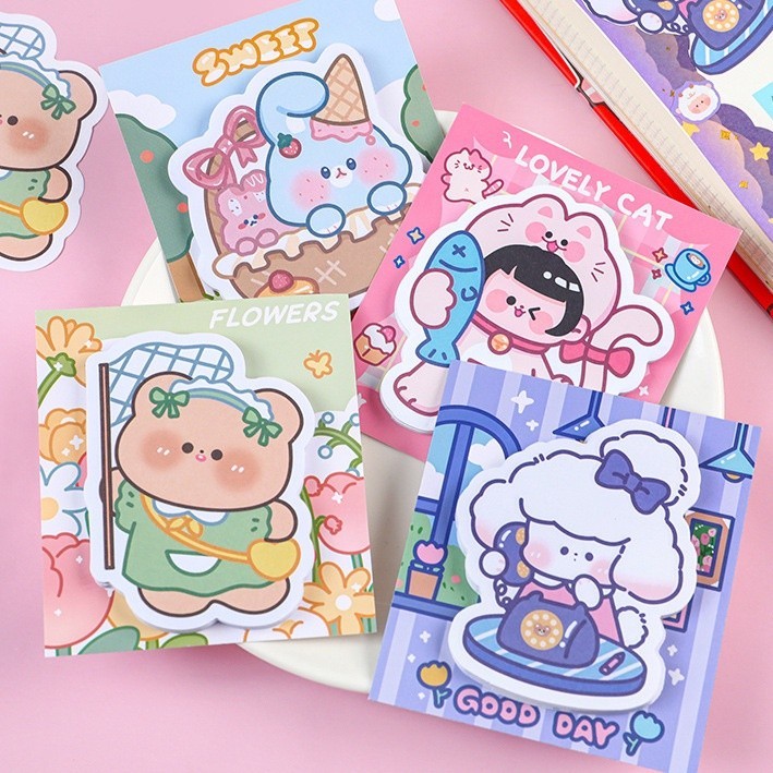 

PROMO!! STICKY NOTE KARTUN ANIMASI / STICKER TEMPEL / STICKY NOTE LUCU