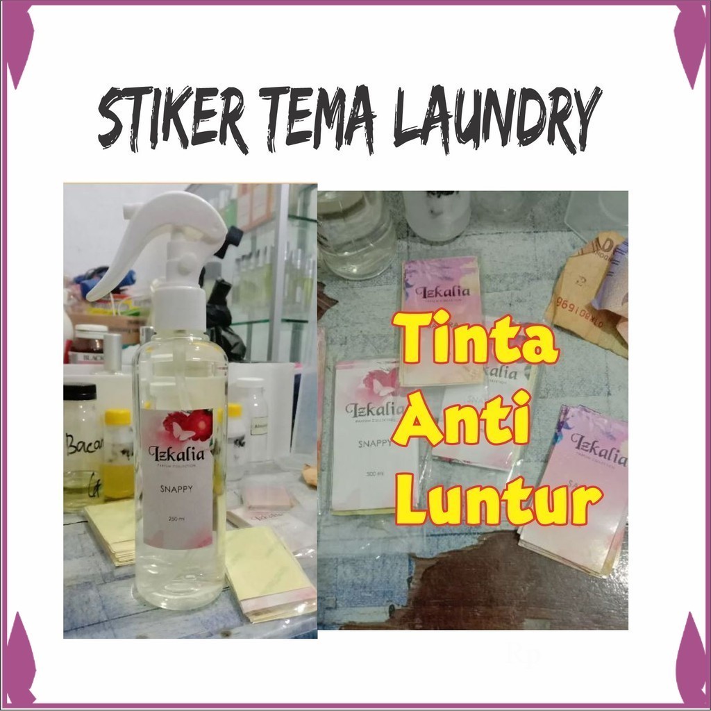 

Stiker Kemasan Pewangi LAUNDRY Stiker Parfum Stiker Bunga Premium