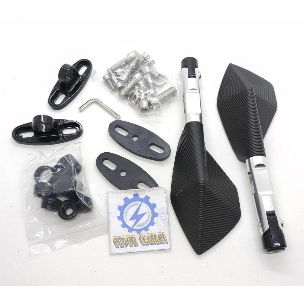 Spion Tomok Full CNC Model Rizoma Tomok 2 - spion tomok silver universal honda yamaha suzuki