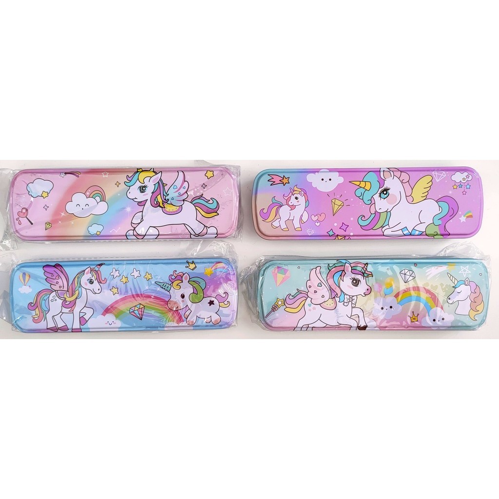 

(1 Biji) Kotak Pensil Kaleng LPY55-15 2 Susun / Tempat Pensil Kaleng 20.5*6.5*2.5 Cm