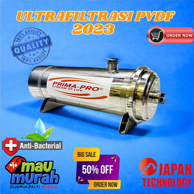 Primapro Ultrafiltrasi pvdf 5000 lph Filter air Pvdf Uf 5000 lph Water purifier UF PVDF 5000 Lph Fil