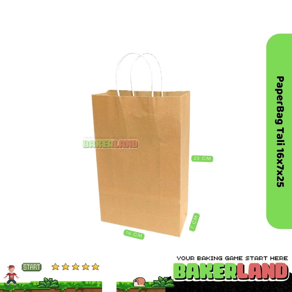 

Paperbag 16x7x25 Isi 10 Pcs / Kantong Kertas coklat / Paper Bag / Tas Makanan / Paper Bag Makanan / Paper Bag tas / Tas Kertas / Goodie Bag Tas Kertas