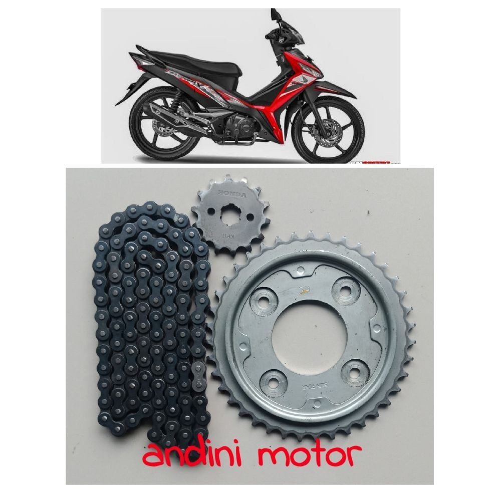 Gir set absolute revo fi copotan original, Gir motor Supra x 125 lama, gir motor Supra x 125 fi, Gea