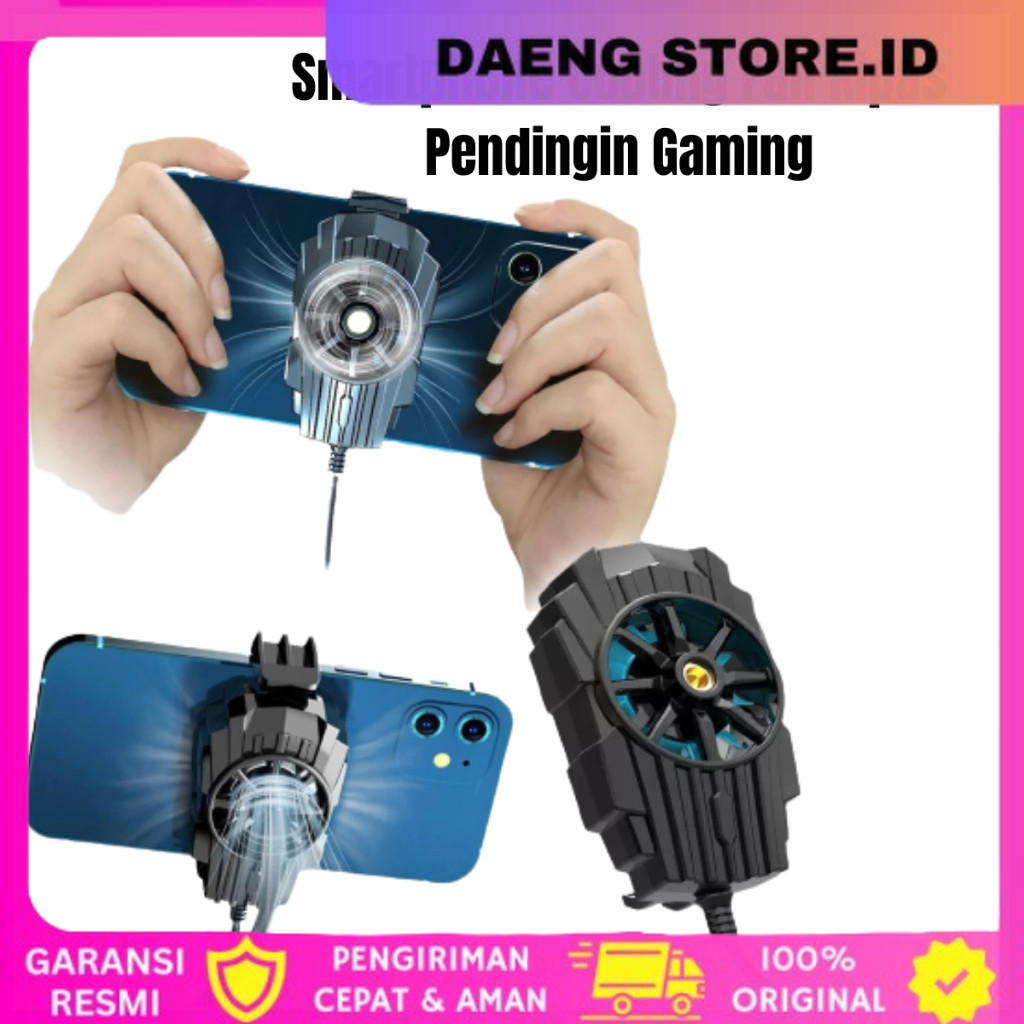Pendingin hp Gaming Cooler Mobile Phone Game Cooling pad cooler hp cooler handphone kipas hp pending