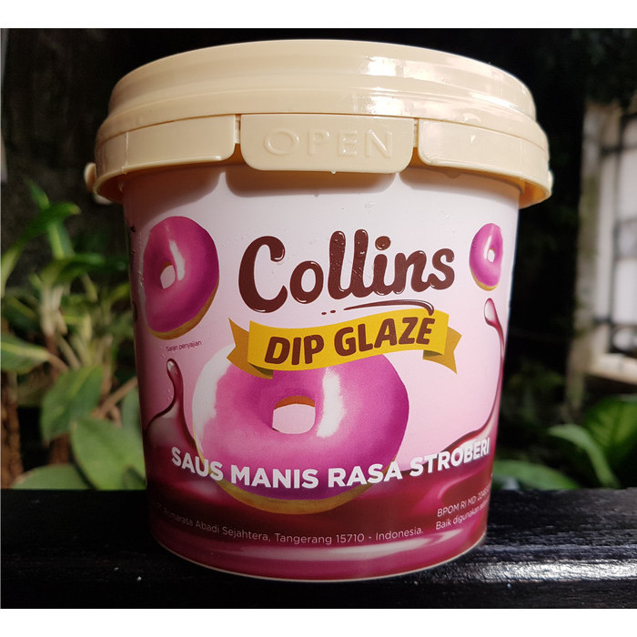 

[New] Collins Dip Glaze Saus Manis Strawberry Rasa Stroberi 1 Kg