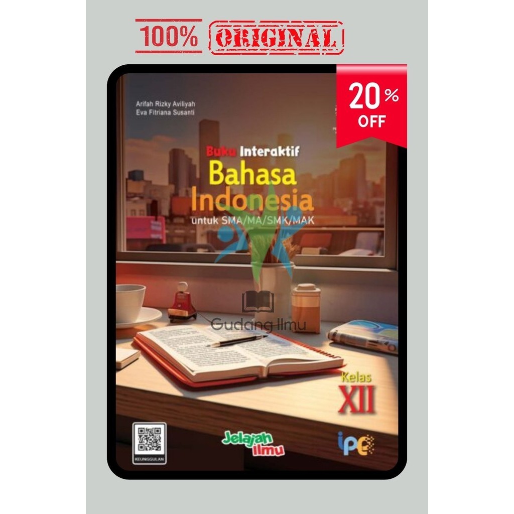 Buku Paket Interaktif Bahasa Indonesia Kelas 12/XII SMA/MA Kurikulum Merdeka Intan pariwara Tahun 20