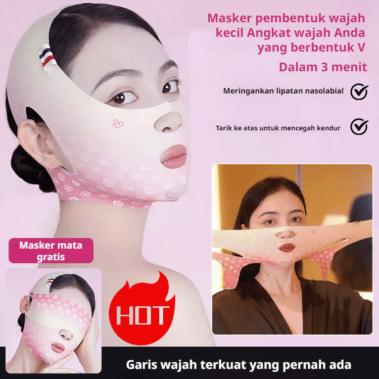 【⚡️COD+GRATIS ONGKIR⚡️】Mask V face bandage tighten nasolabial folds Facial lifting mask  perban v-fa