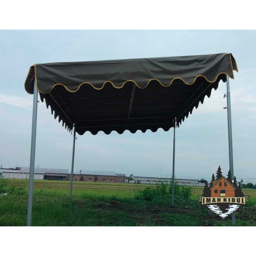 Terpal tenda terop ukuran 4x6 meter bahan D300 | Terpal tenda pesta 4x6