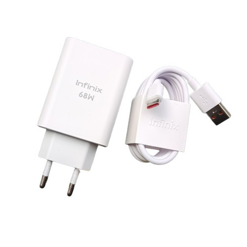 INFINIX Charger 68 watt type C Original Support Fast Charger / Casan Infinix / Charger / Charger Inf