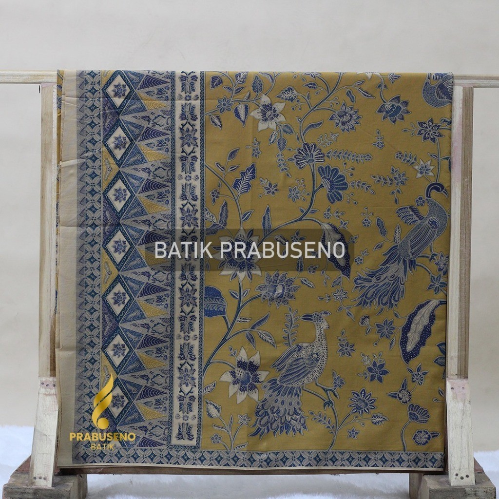 PRABUSENO WICAKSANA  Kain Bahan Batik Solo Katun Premium Modern Warna Meteran Print Printing Motif E
