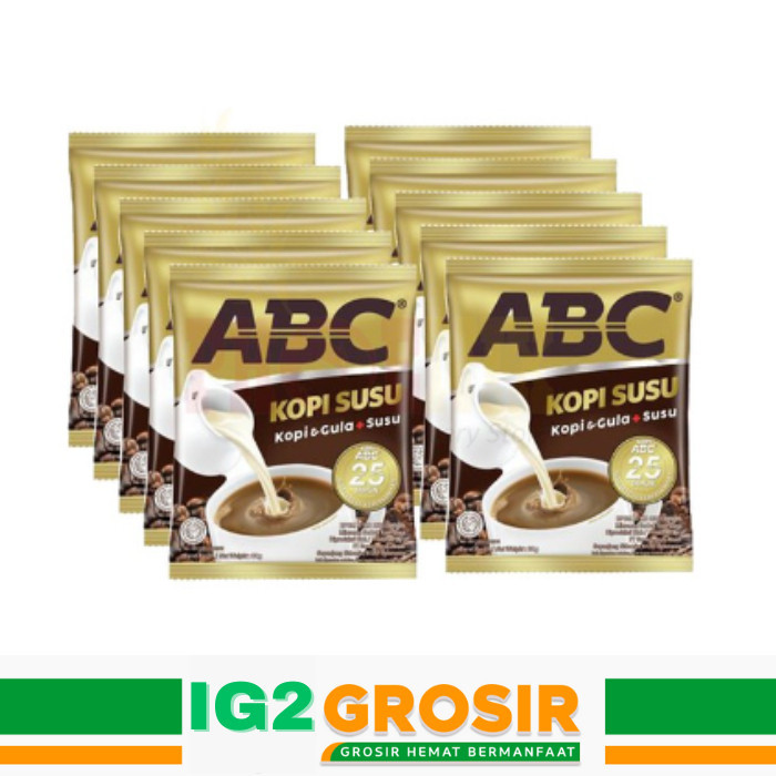 

ABC Susu (1 Renceng/ Isi 1 Sachet) Kopi ABC susu