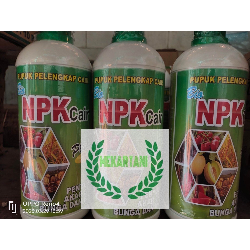BIO NPK plus 1liter / pupuk pelengkap bio npk cair
