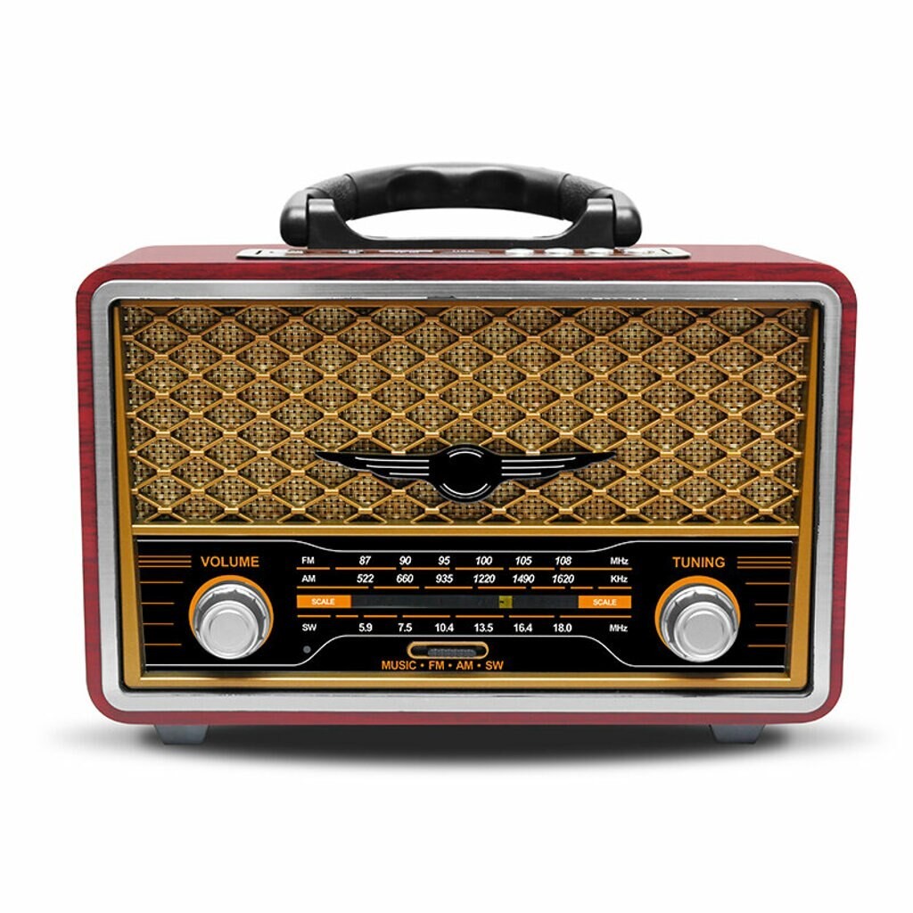 Radio Retro nostálgica, Altavoz Bluetooth, USB, TF, AUX, Meier M156BT