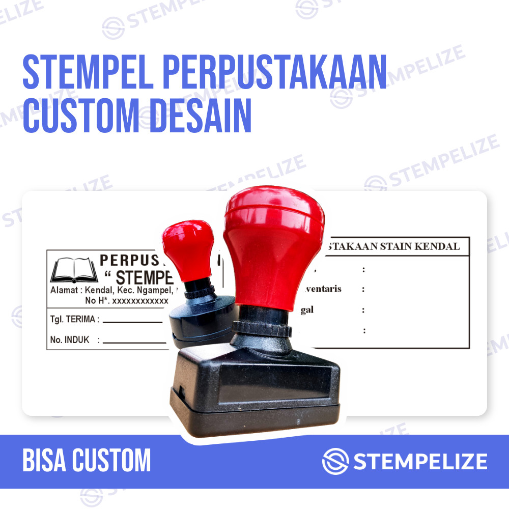 

Stempel Perpustakaan Custom Desain