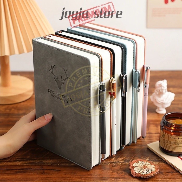 

Buku Diary Aesthetic Notebook A5 180 Lembar Tebal Agenda Catatan Kerja